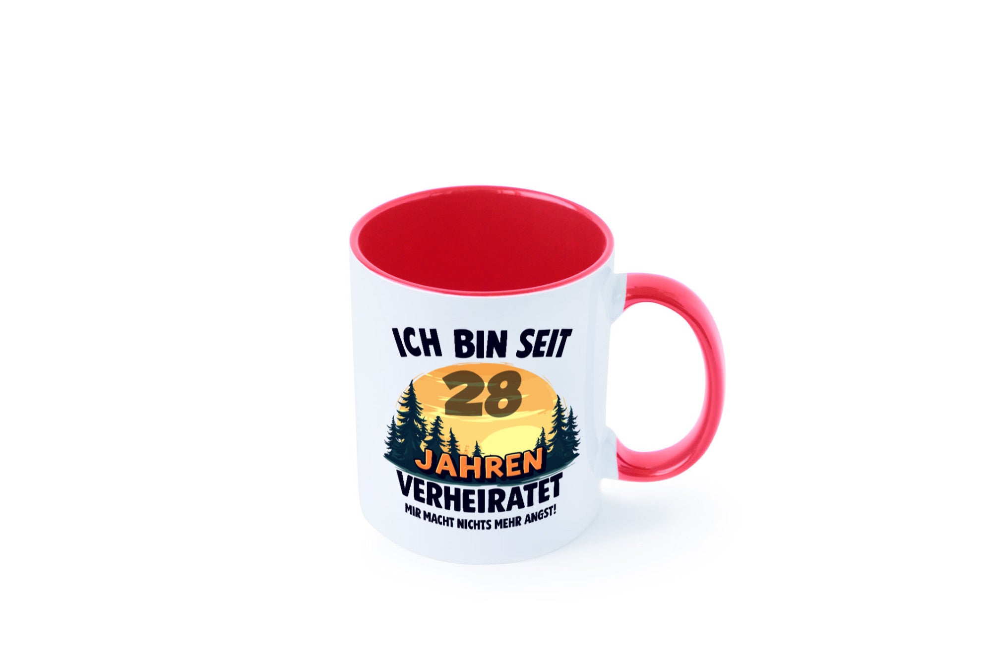Ich bin Verheiratet | 28. Hochzeitstag Ehepaar v2 lustiger Spruch Geschenk