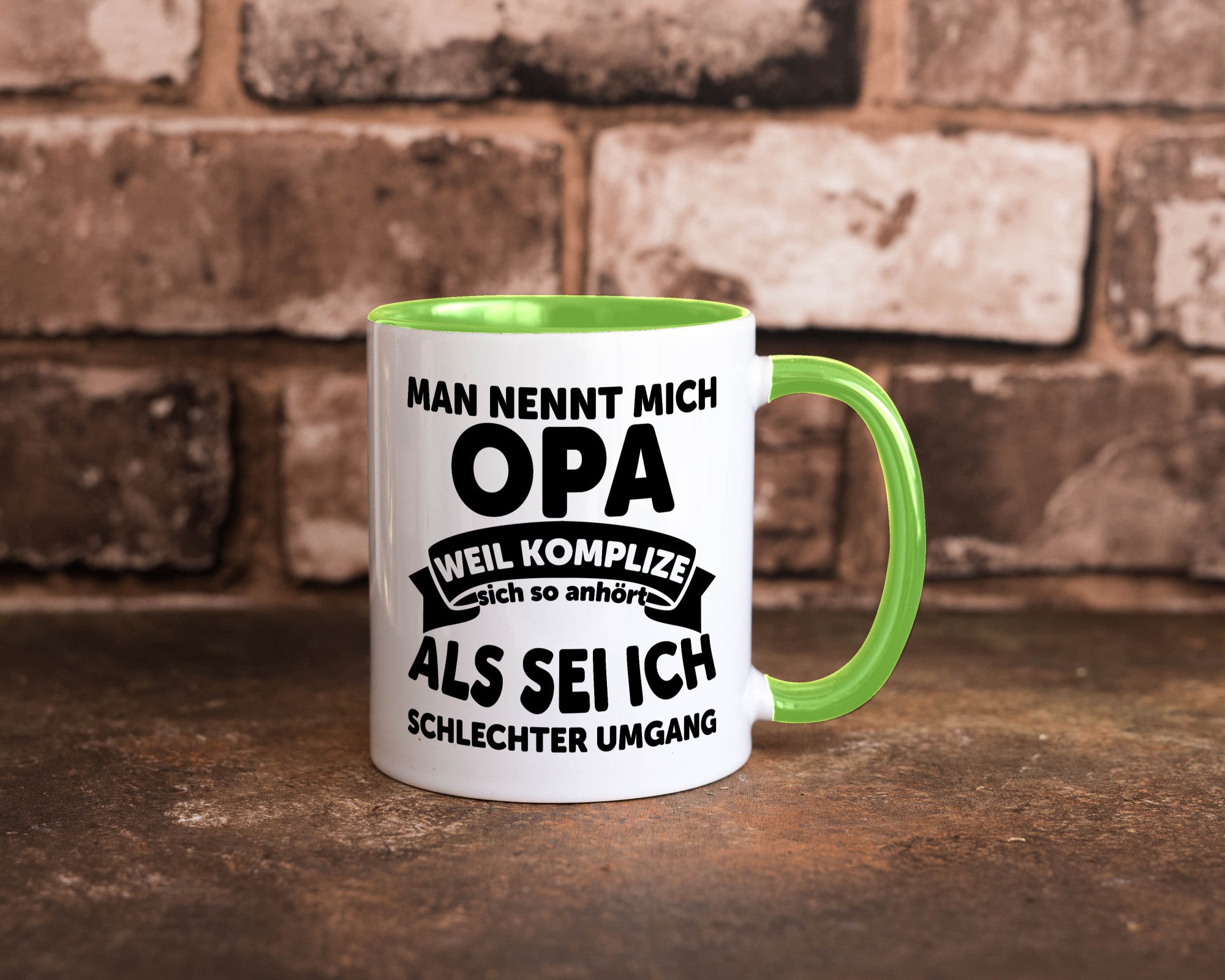 Nenn mich Opa, Komplize schlechter Umgang | Opa Witz Geschenk Familie