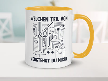 Welchen teil von verstehst du nicht | technik Humor Geschenkidee Tasse
