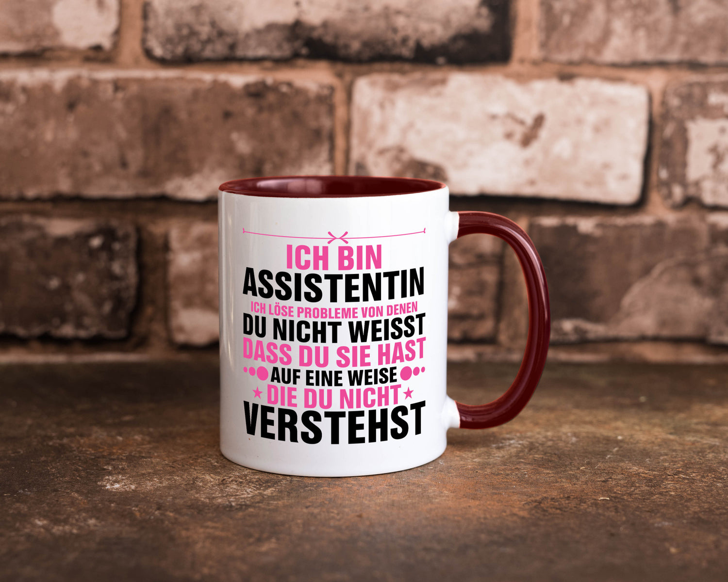 Löse Probleme: Assistentin | Assistenz Hilfskraft lustig Humor Geschenkidee