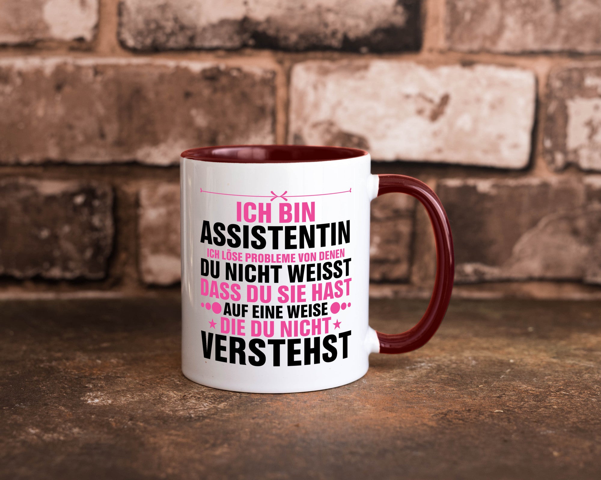 Löse Probleme: Assistentin | Assistenz Hilfskraft lustig Humor Geschenkidee