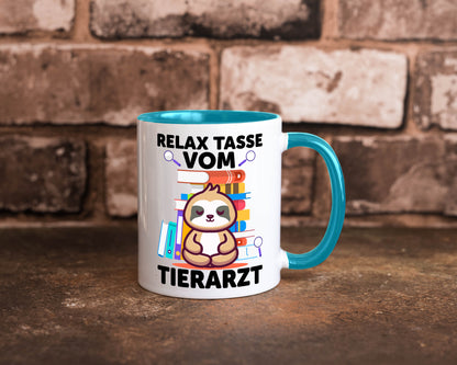 Relax Tasse: Tierarzt | Tiermedizin Mediziner Geschenkidee Tierliebhaber Humor