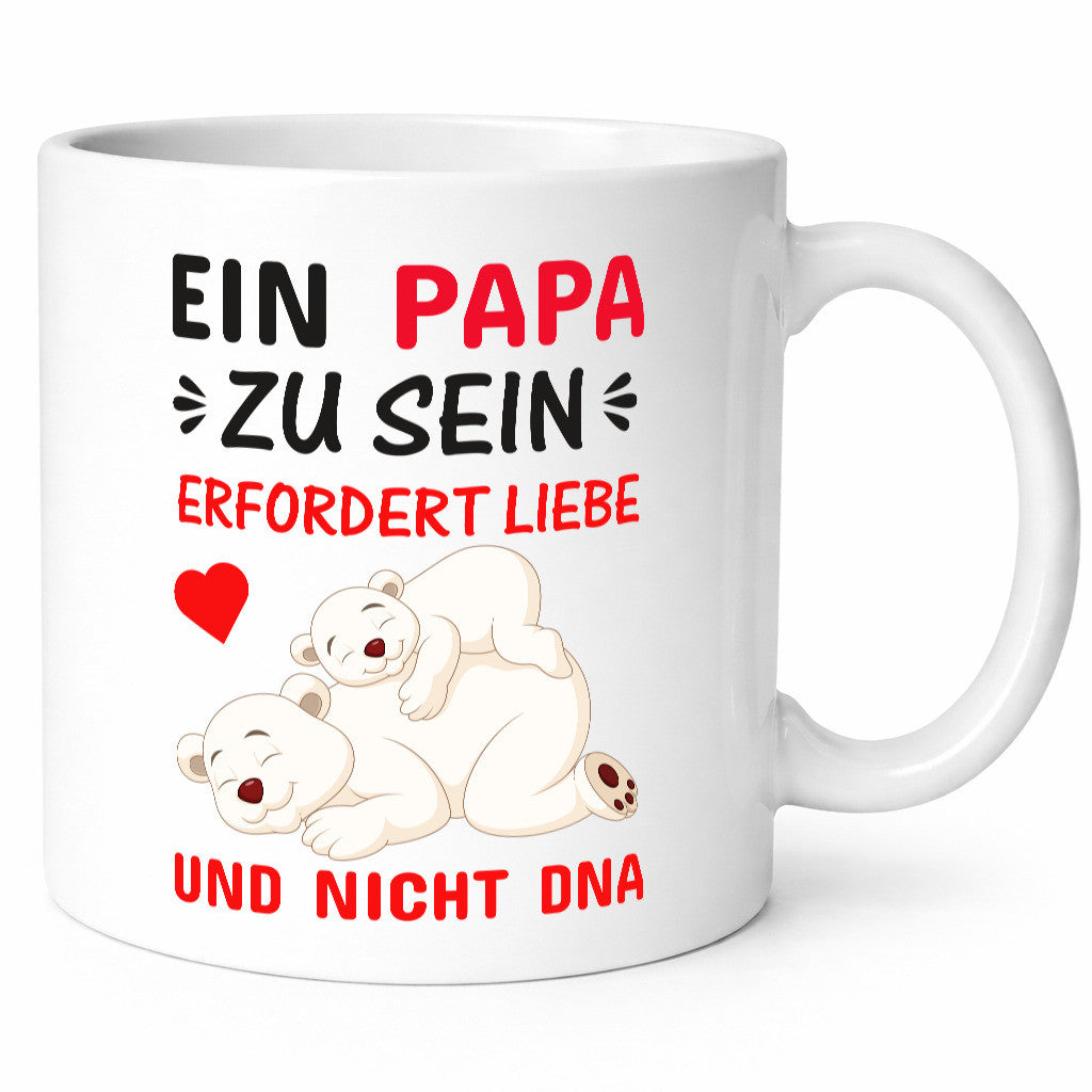 Papa sein | Stiefvater Tasse Liebe nicht DNA Kinder Geschenkidee Familie Humor