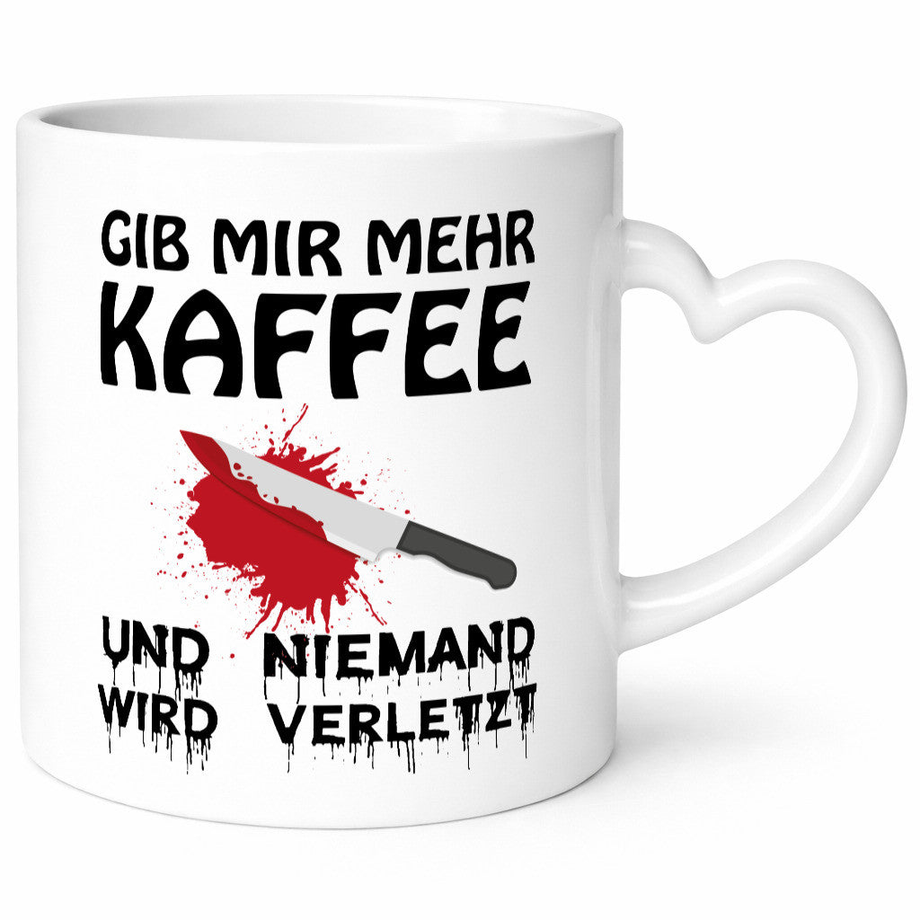 Gib mir mein Kaffee Geschenk Humor Geschenkidee lustiger Spruch Tasse