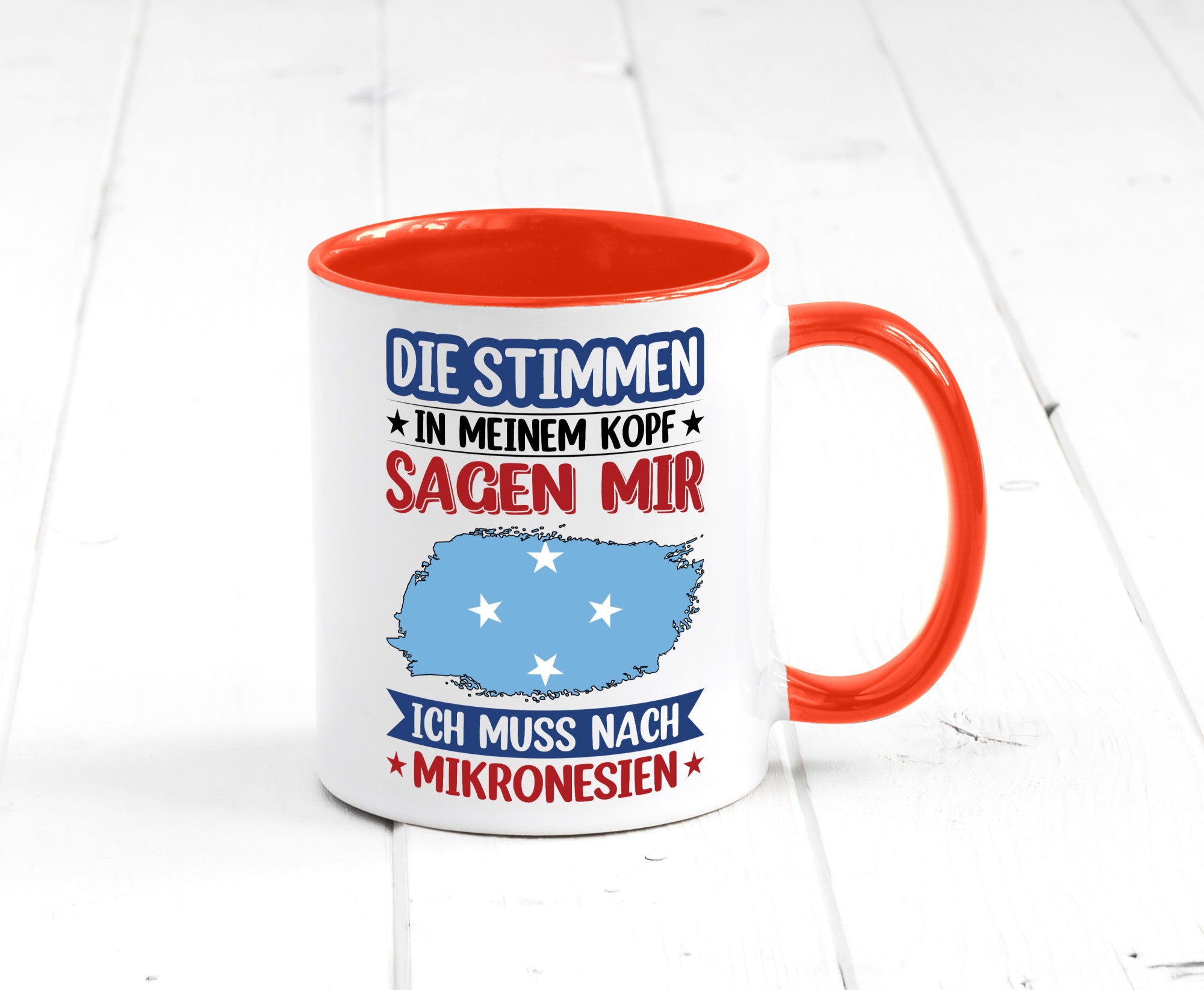 Mikronesien | Urlaub Stimmen in meinem Kopf Traumland Geschenk Humor