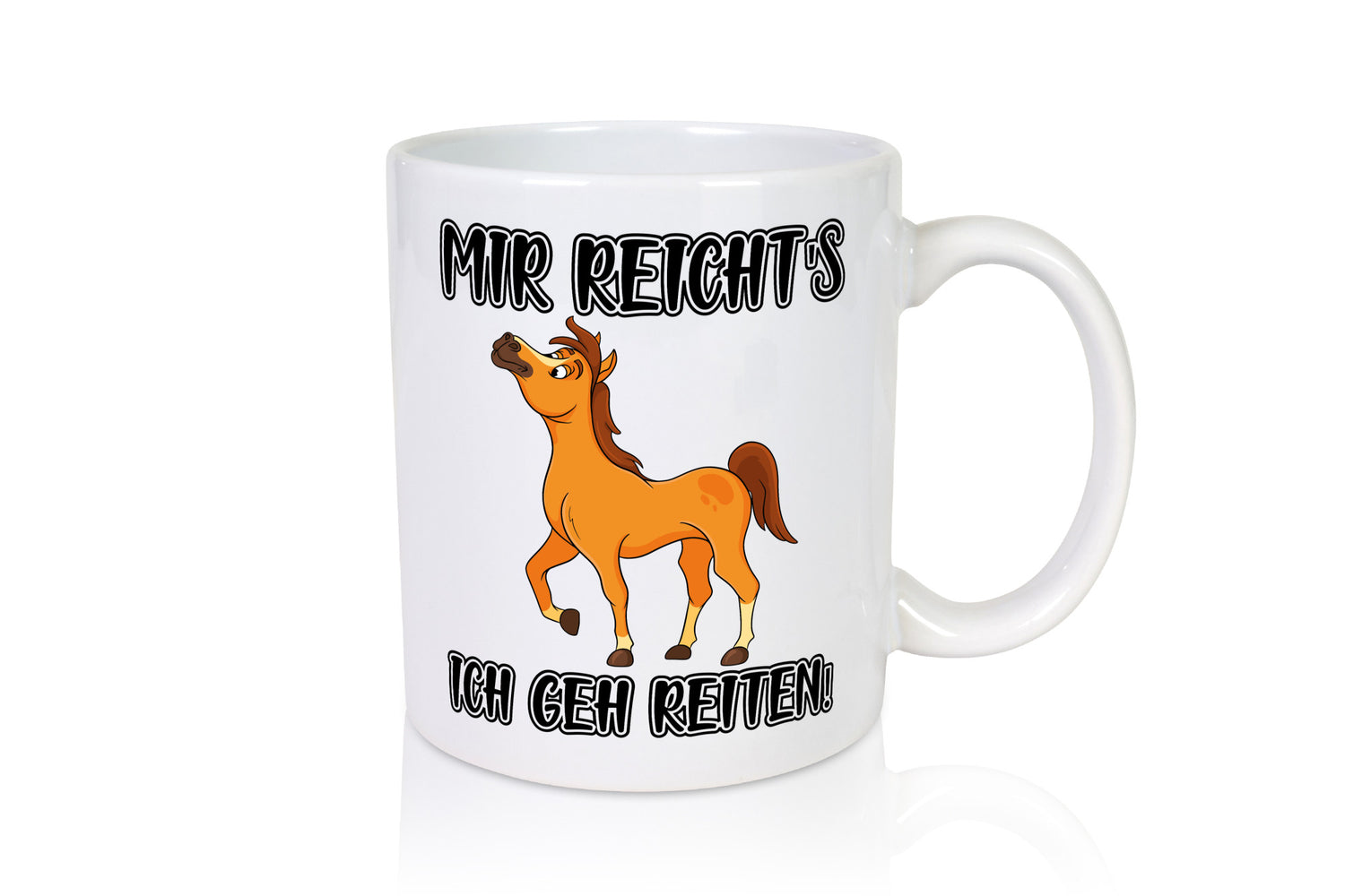Ich geh reiten | Pferde Tasse Reiter Mädchen Humor Geschenkidee