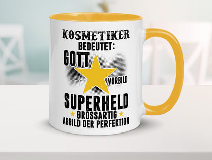 Bedeutung von Kosmetiker | Kosmetik Stylist Visagist Geschenkidee Humor Tasse