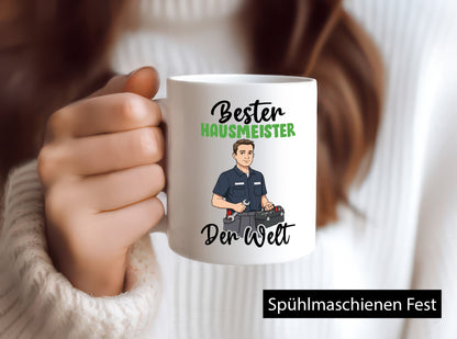 Bester Hausmeister | Hauswart v2 lustiger Spruch Geschenk Humor Geschenkidee