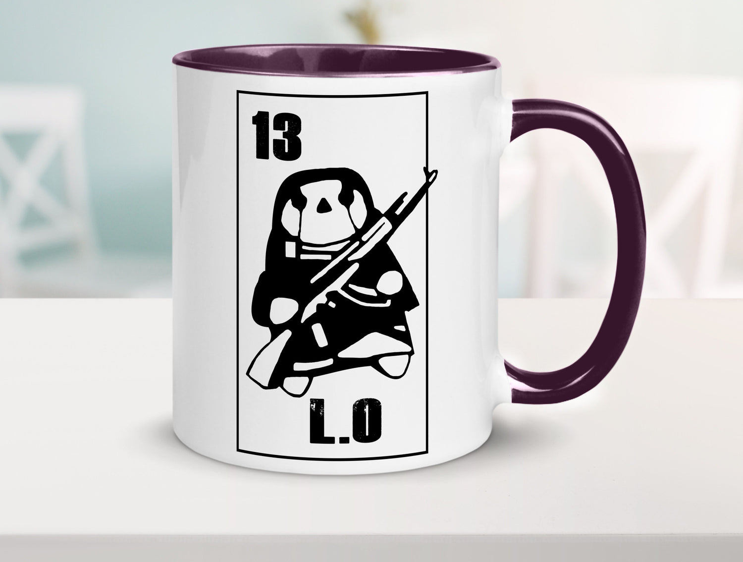 13 L.O lustiger Spruch Geschenk Humor Geschenkidee Tasse