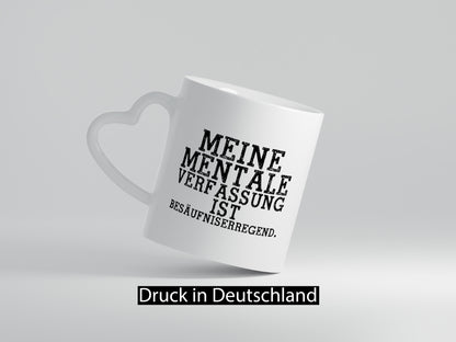Mentale Verfassung | Party Trinken Alkohol Therapie Geschenk Humor Geschenkidee