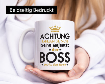 Seine Majestät Boss | Führungskraft Vorgesetzter Geschenkidee Humor Tasse