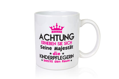Seine Majestät Kinderpflegerin | Kinder Pflegeberuf Humor Arbeit Kollegen Büro