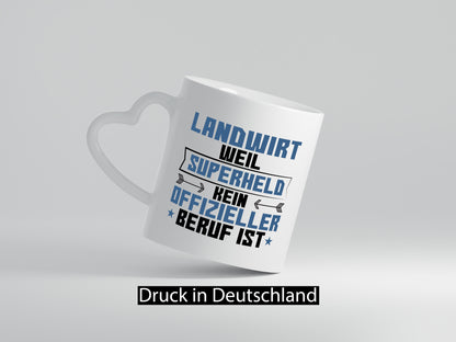 Superheld Landwirt | Bauer Landwirtschaft Geschenkidee Humor Tasse