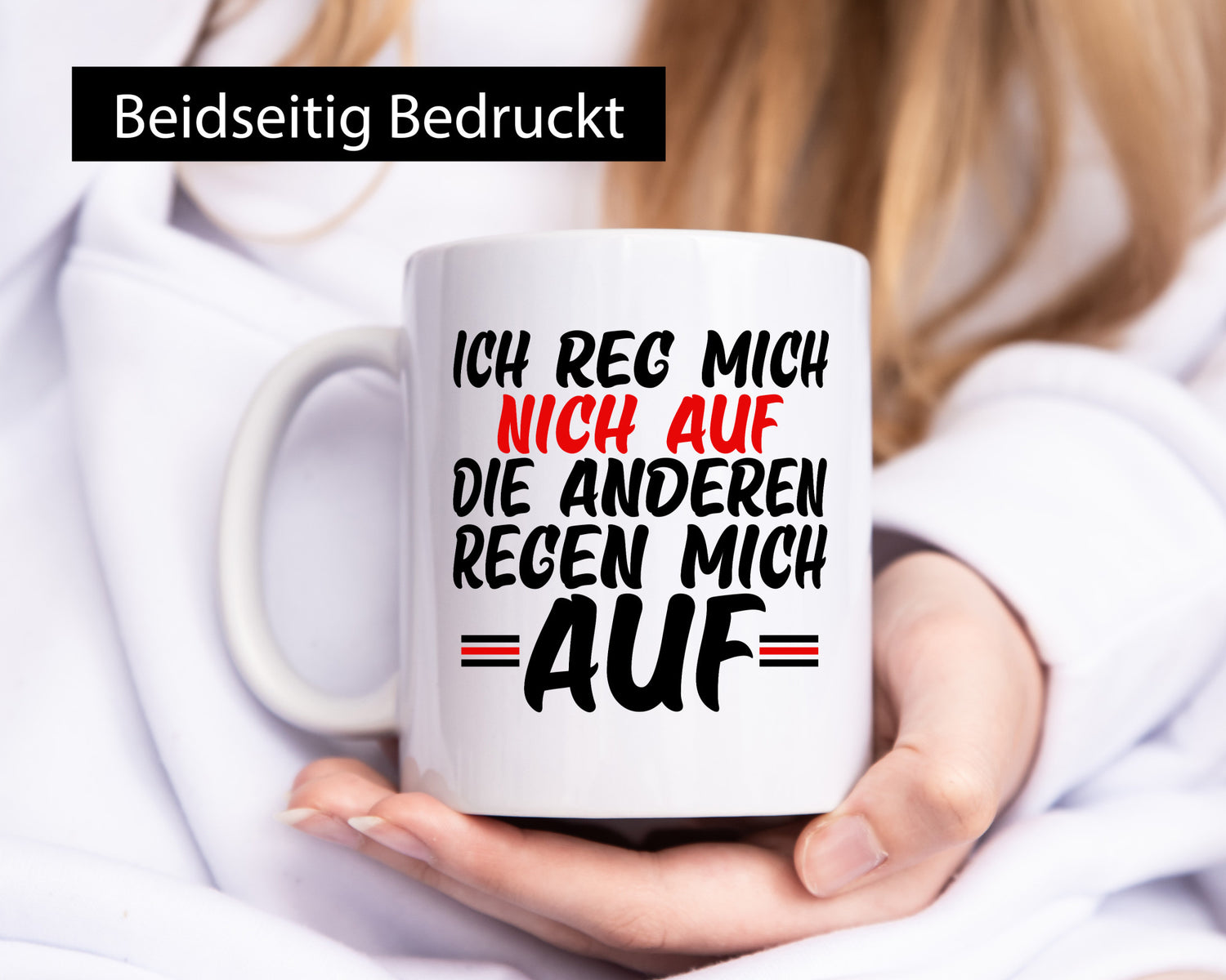 Ich rege mich nicht auf | Lustiger Spruch Kollegen Humor Geschenk Arbeit Büro
