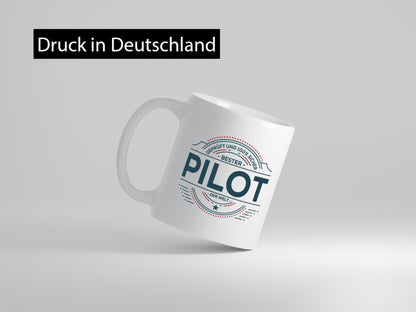 Geprüft und sicher: Pilot | Flugzeug Piloten Geschenk Humor Geschenkidee