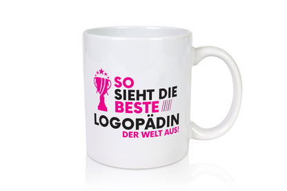 Die Weltbeste Logopädin | Sprachtherapie Humor Geschenkidee Tasse