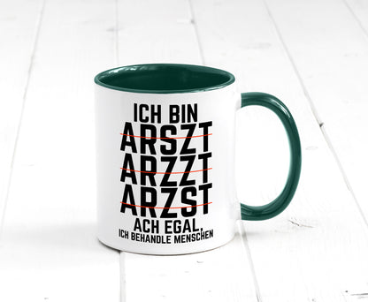 Ich bin Arzt | Rechtschreibung Klinik lustiger Spruch lustig Humor Geschenkidee