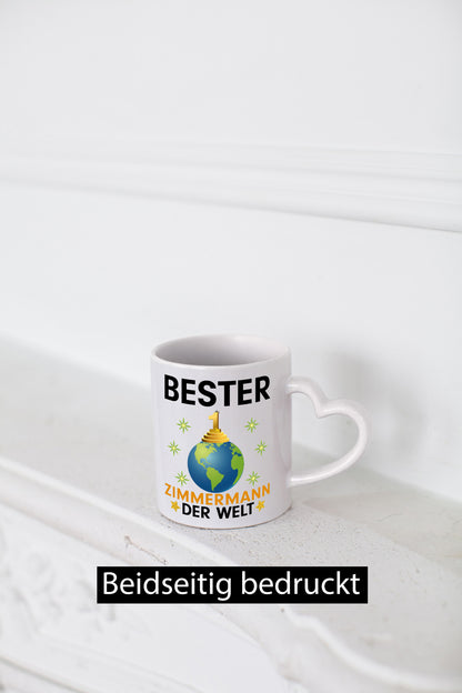 Welt Bester Zimmermann | Handwerker Holzbau lustiger Spruch Geschenk Humor