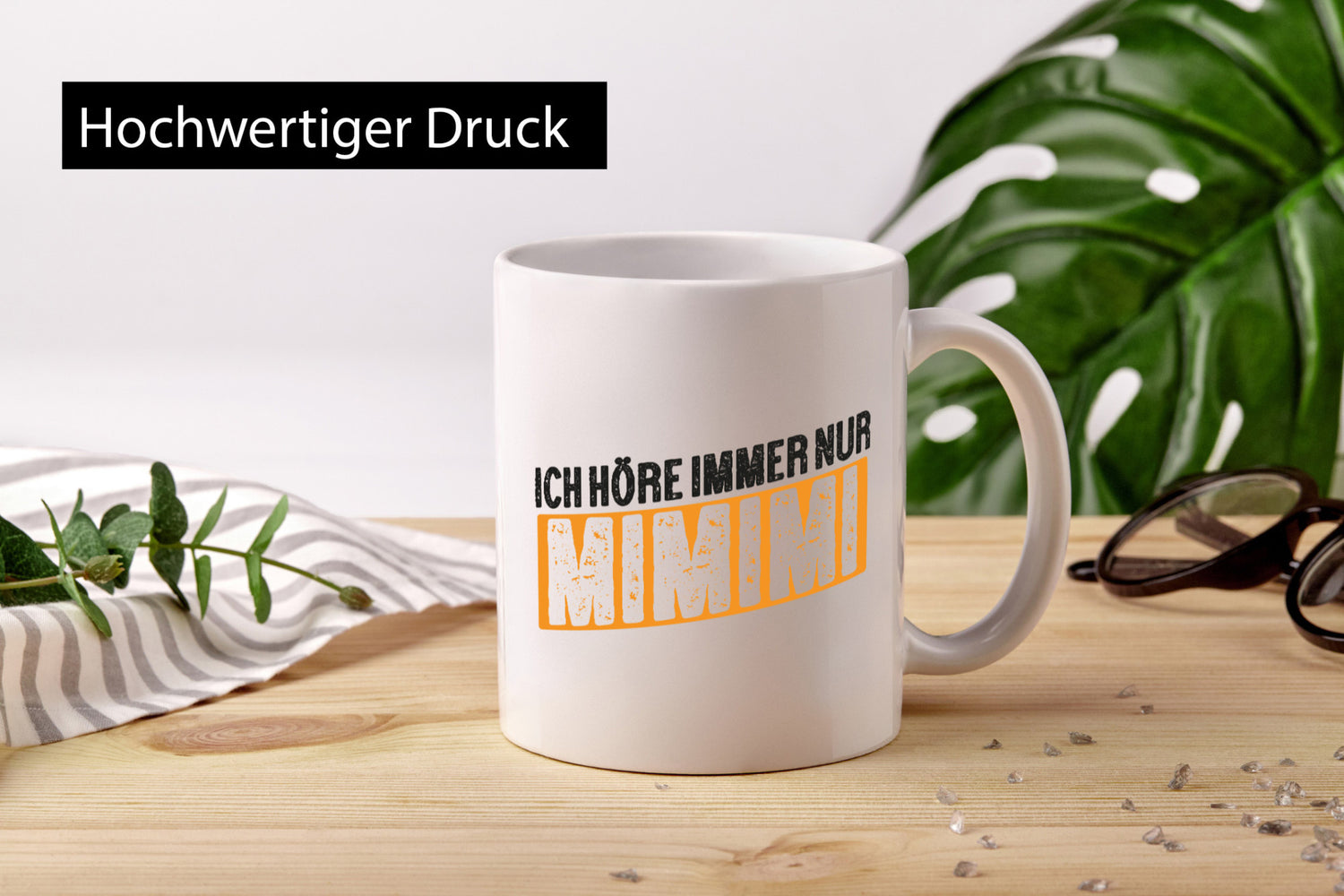 Ich höre nur Mimimi | hör dich nicht nerv mich Humor Geschenkidee Tasse