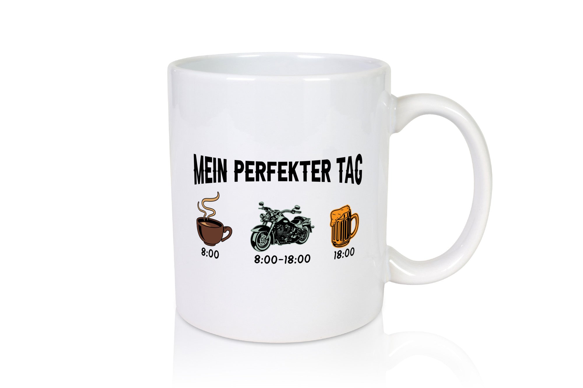 Perfekter Tag | Kaffee Motorrad Bier lustiger Spruch Geschenk Humor