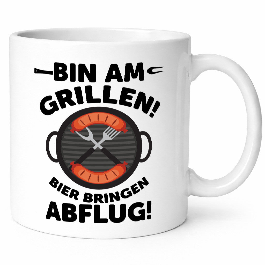 Ich grille! Bring Bier und komm rüber! | Grillmeister lustiger Spruch Geschenk