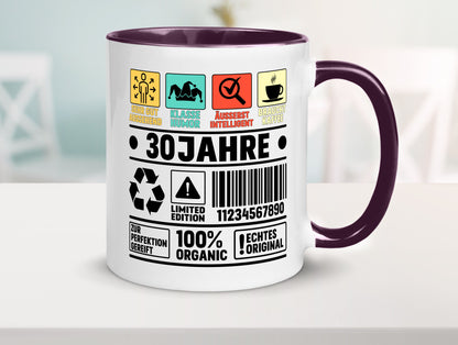 30. Geburtstag | 30 Jahre Humor Limited Edition Geschenk Geschenkidee lustiger