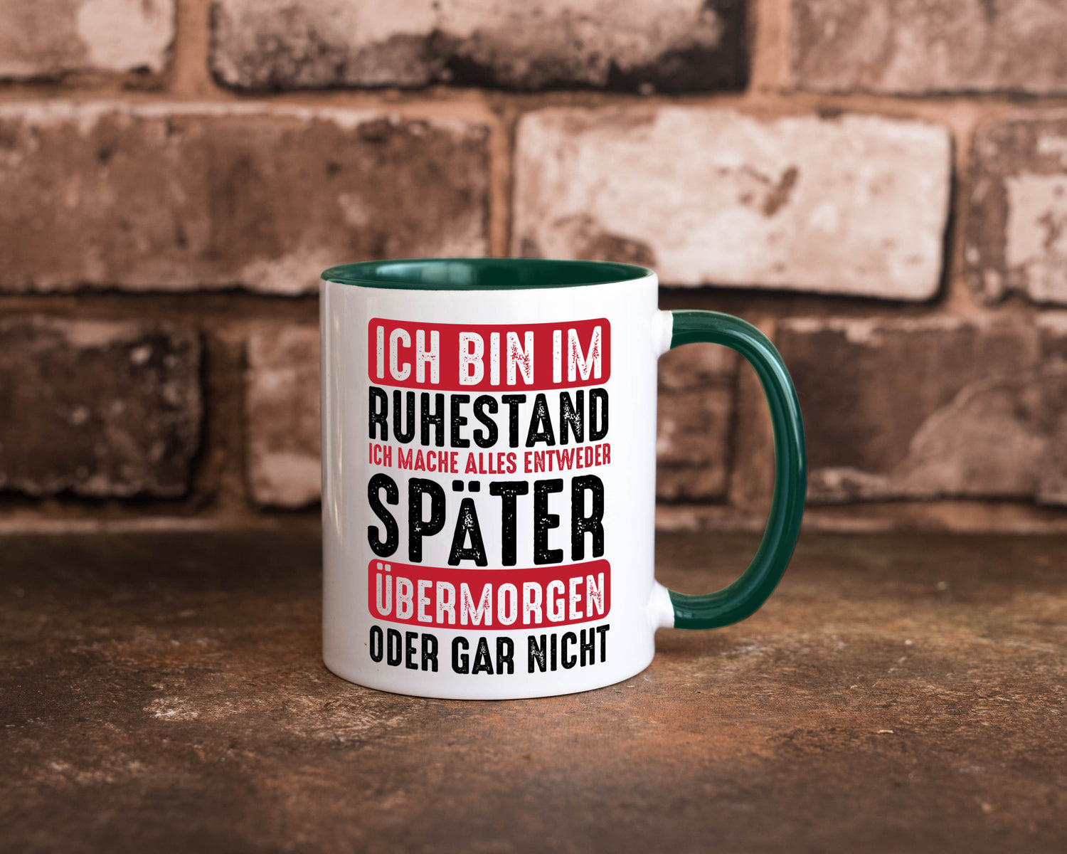 Ich mache alles später oder gar nicht | Rentner Ruhestand Geschenkidee Jubiläum