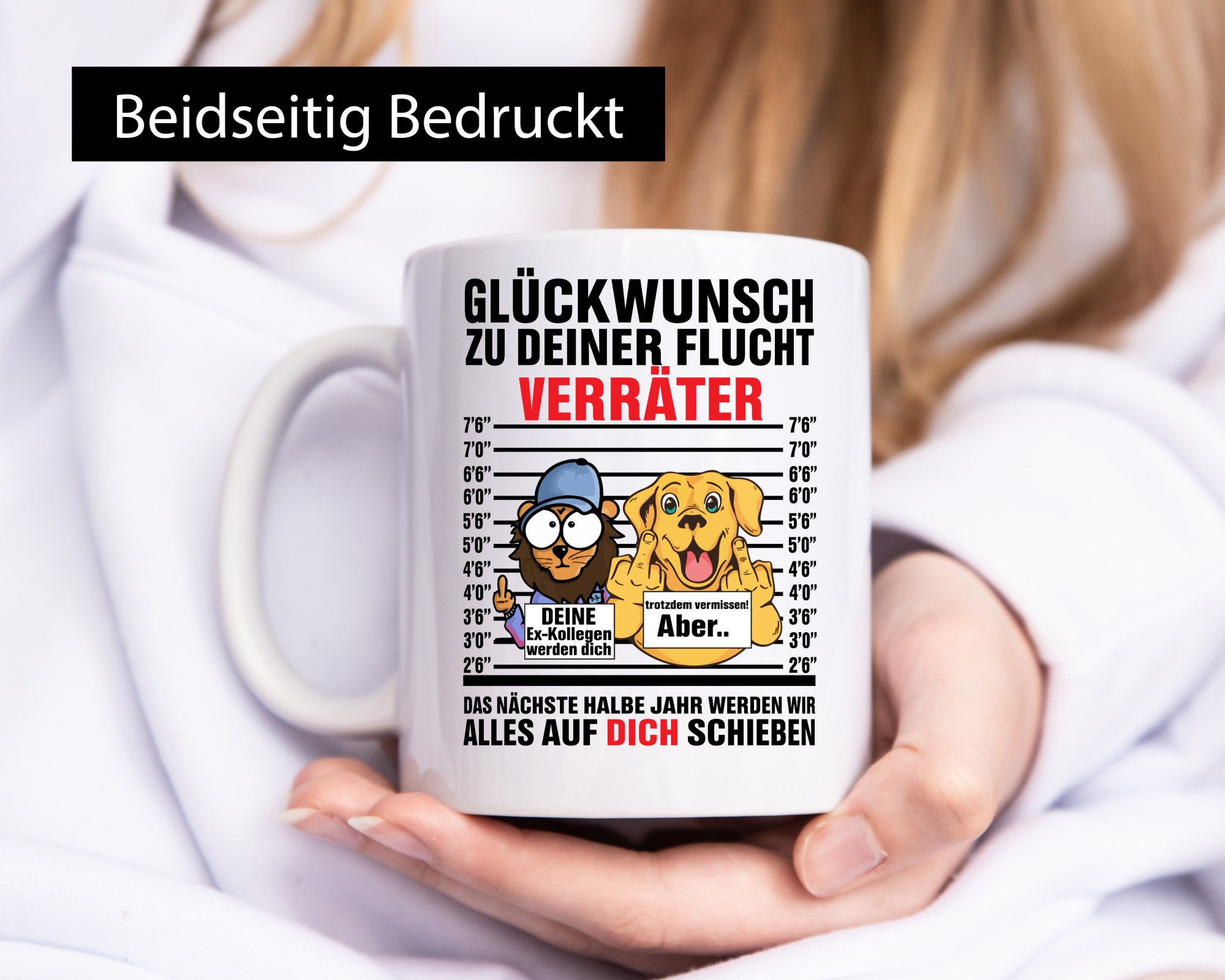 Glüchwunsch zur Flucht | Verräter Ex-Kollegen Humor Arbeit Kollegen Büro