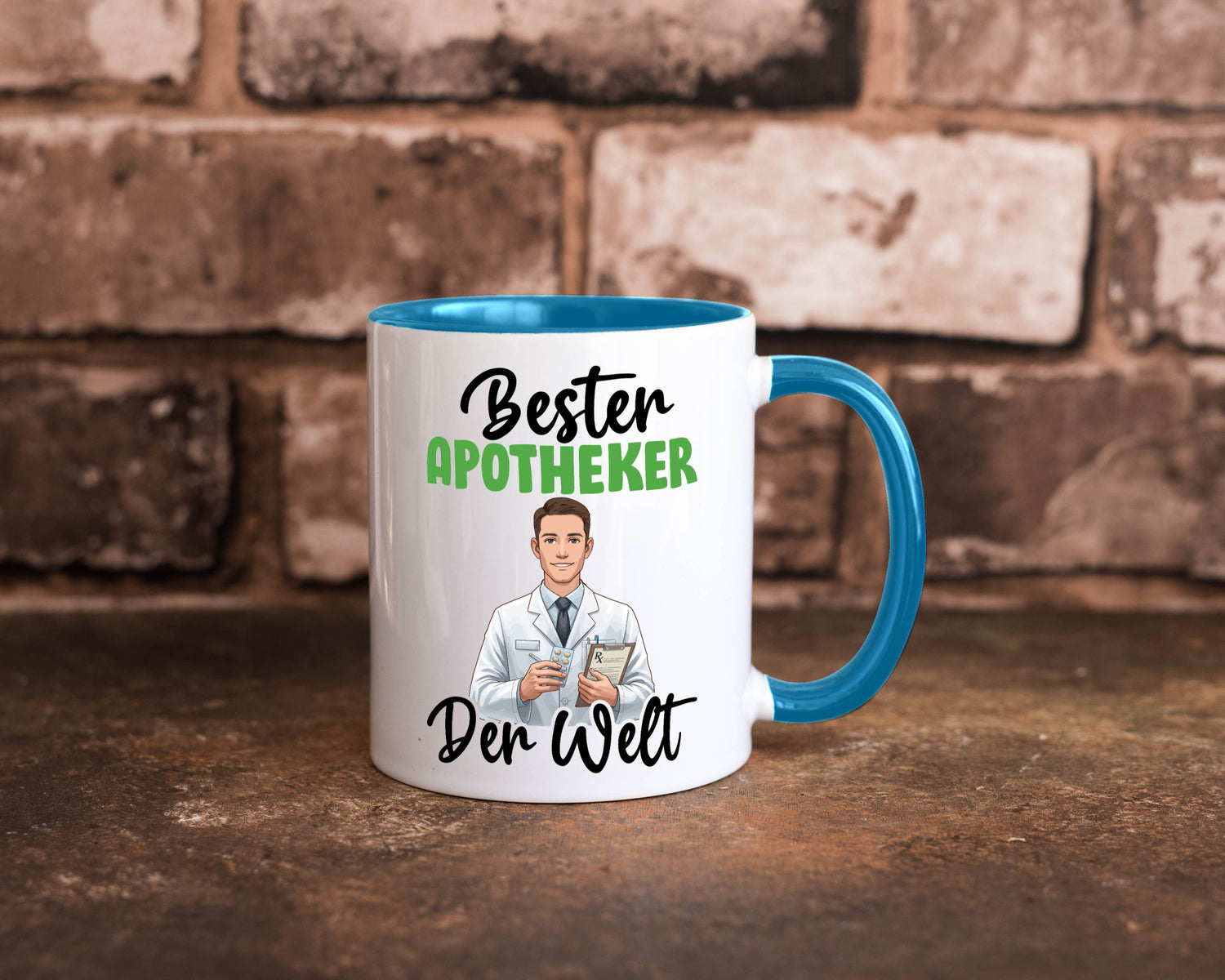Bester Apotheker | Apotheke Pharmazie v2 Humor Geschenkidee Tasse