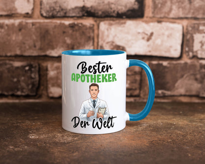 Bester Apotheker | Apotheke Pharmazie v2 Humor Geschenkidee Tasse