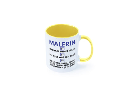 Ich habe immer Recht Malerin | Malerinnen v2 lustiger Spruch Geschenk Humor