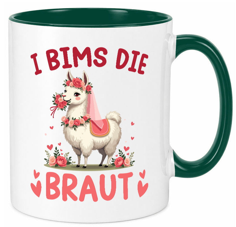I bims die Braut | Einhorn JGA Hochzeit lustig Humor Geschenkidee Geschenk Tasse