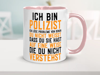 Ich bin Polizist | Polizei Beruf Job lustiger Spruch Geschenk Arbeit Kollegen