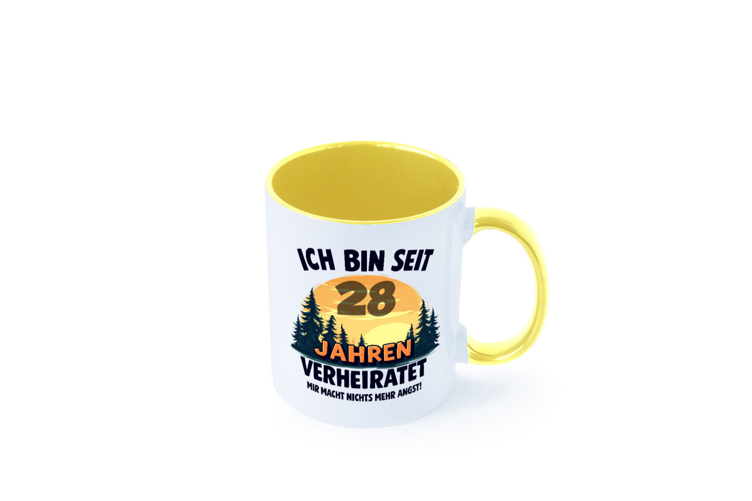 Ich bin Verheiratet | 28. Hochzeitstag Ehepaar v2 lustiger Spruch Geschenk