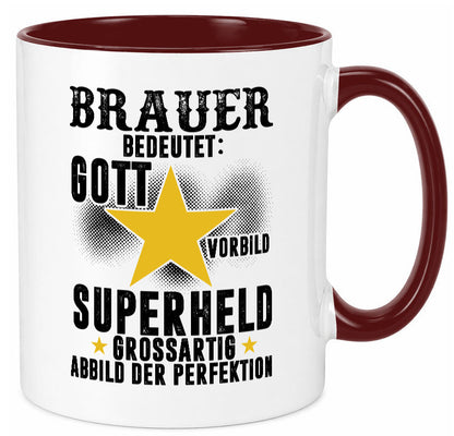 Bedeutung von Brauer | Bier Brauerei Geschenk Humor Geschenkidee lustiger Tasse