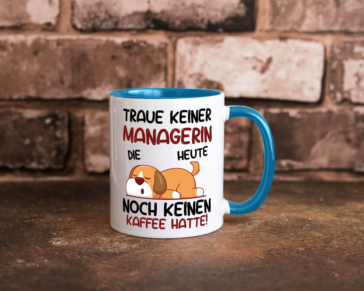 Traue keiner Managerin | Management lustiger Spruch Geschenk Humor Geschenkidee