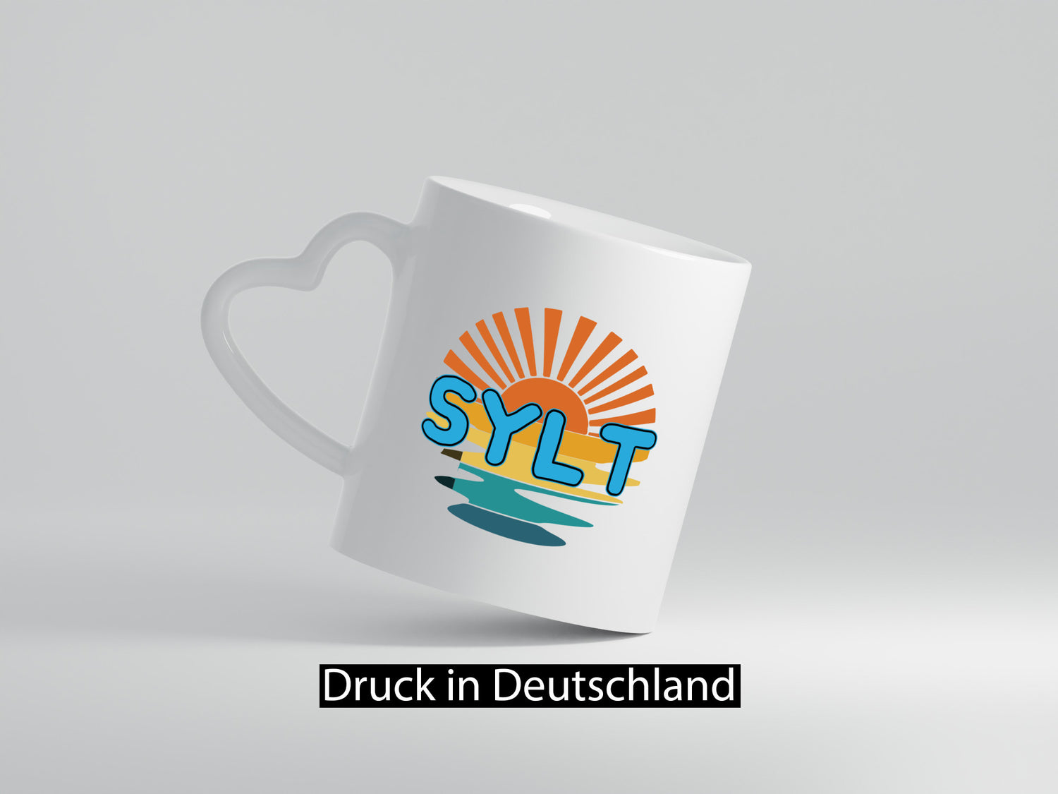 Sylt Tasse | Sonnenuntergang Sylter Möwen Motiv Geschenkidee Humor