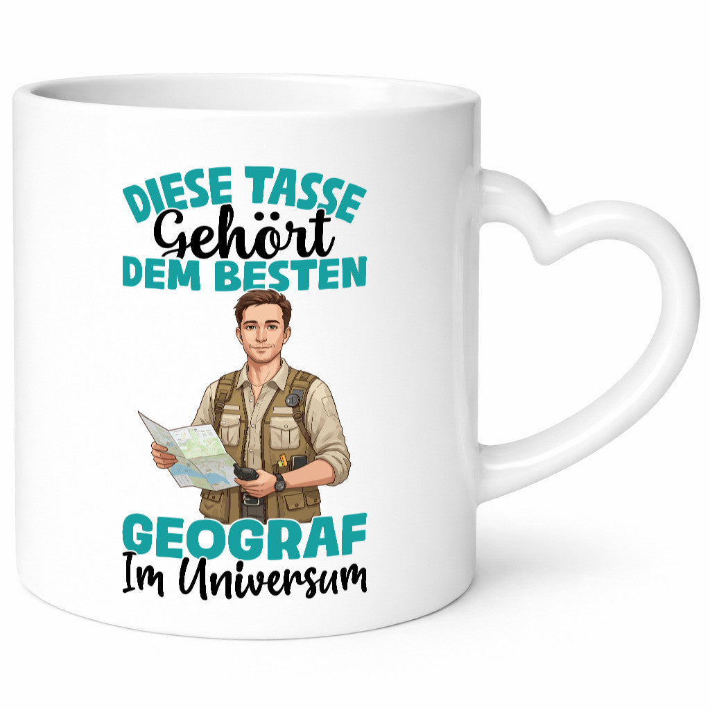 Im Universum: Geograf | Geografie Humor Geschenkidee Tasse
