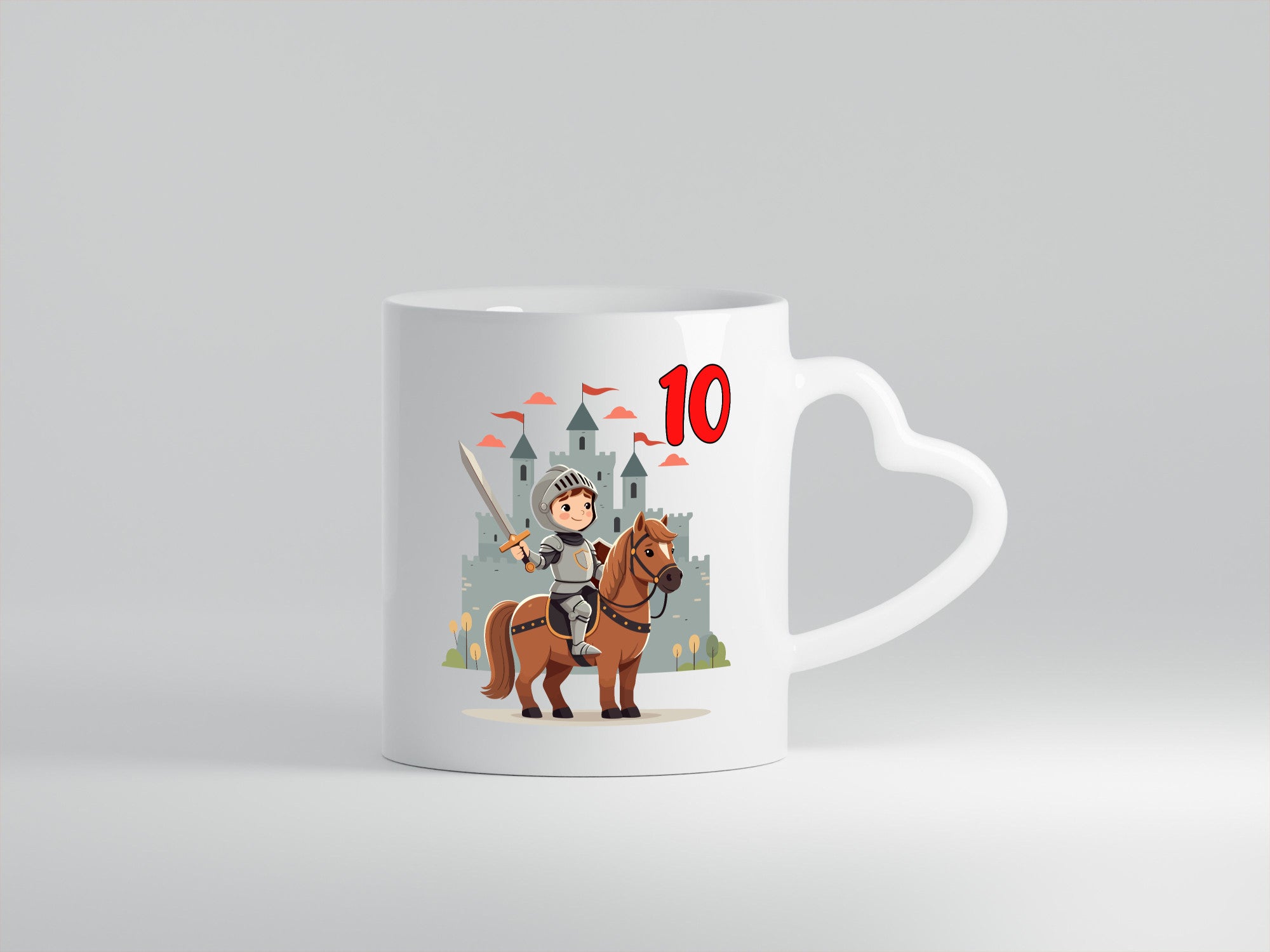 10. Geburtstag | 10 Jahre Ritter Junge Schloss Geschenk Geschenkidee lustiger