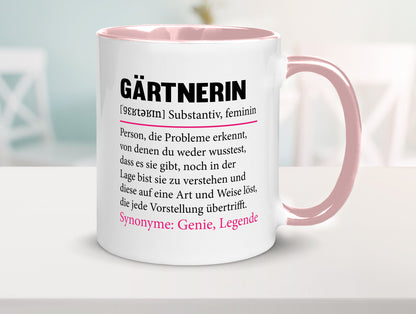 Gärtnerin | lustig Gartenbau Beruf Spruch Geschenk Arbeit Kollegen Büro