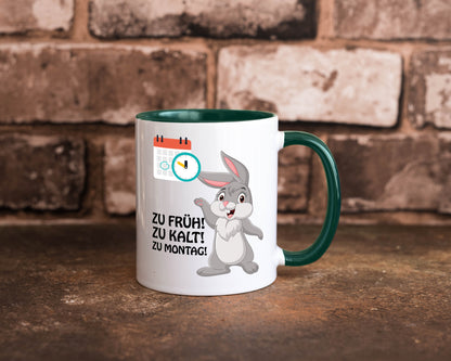 Kalter Montag Geschenkidee Humor Tasse