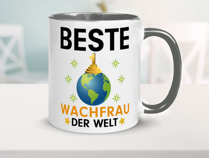 Welt Beste Wachfrau | Wachpersonal Nachtwächter Geschenk Humor Geschenkidee