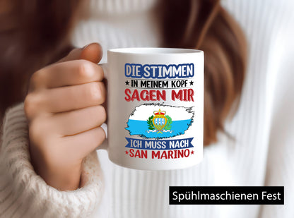 San Marino | Urlaub Stimmen in meinem Kopf Traumland v2 lustiger Spruch