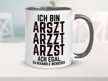 Ich bin Arzt | Rechtschreibung Klinik lustiger Spruch lustig Humor Geschenkidee
