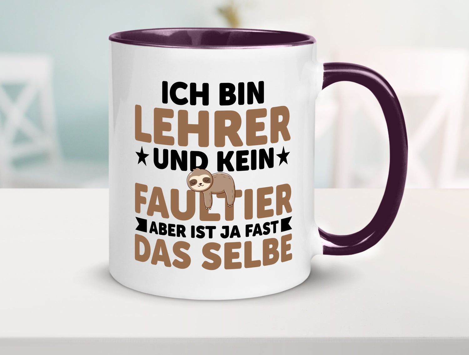 Ich bin kein Faultier: Lehrer | Schule Beruf Schüler Humor Arbeit Kollegen Büro