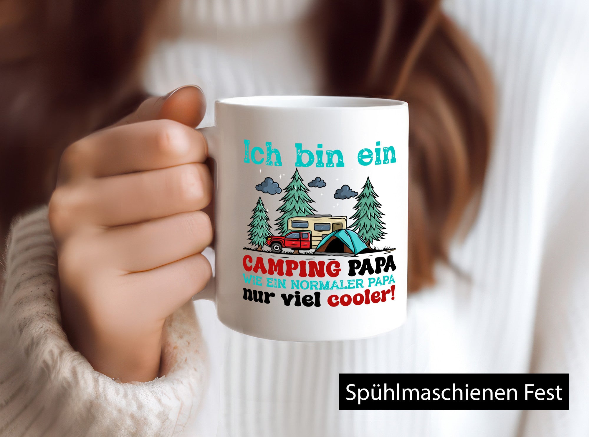 Ich bin ein Camper Papa | Camping Vatertag Geschenk Familie Geschenkidee