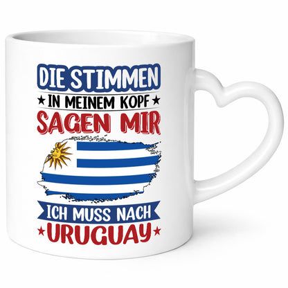 Uruguay | Urlaub Stimmen in meinem Kopf Traumland Geschenk Humor Geschenkidee
