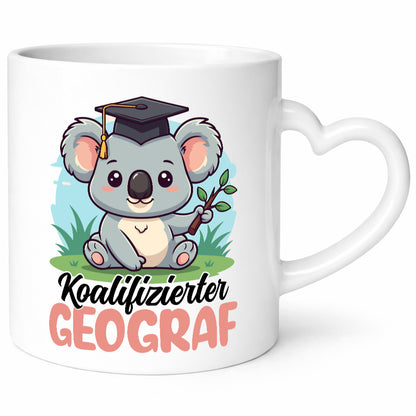 Koalifizierter Geograf | Geografie lustiger Spruch Geschenk Humor Geschenkidee