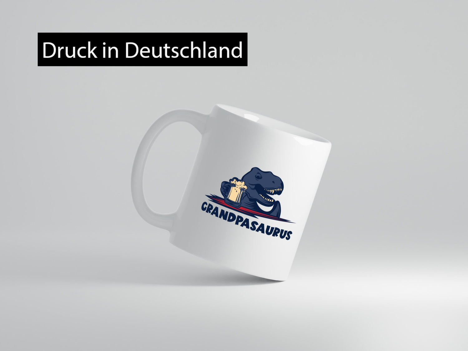 Grandpasaurus | Dinosaurier Bierkrug lustig Humor Geschenkidee Geschenk Tasse