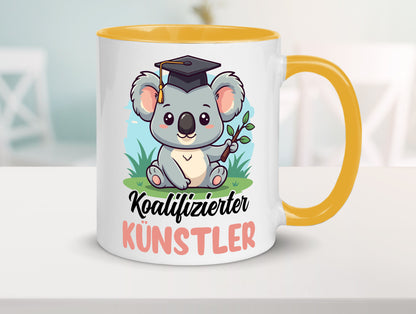 Koalifizierter Künstler | Kunst Humor Geschenkidee Tasse